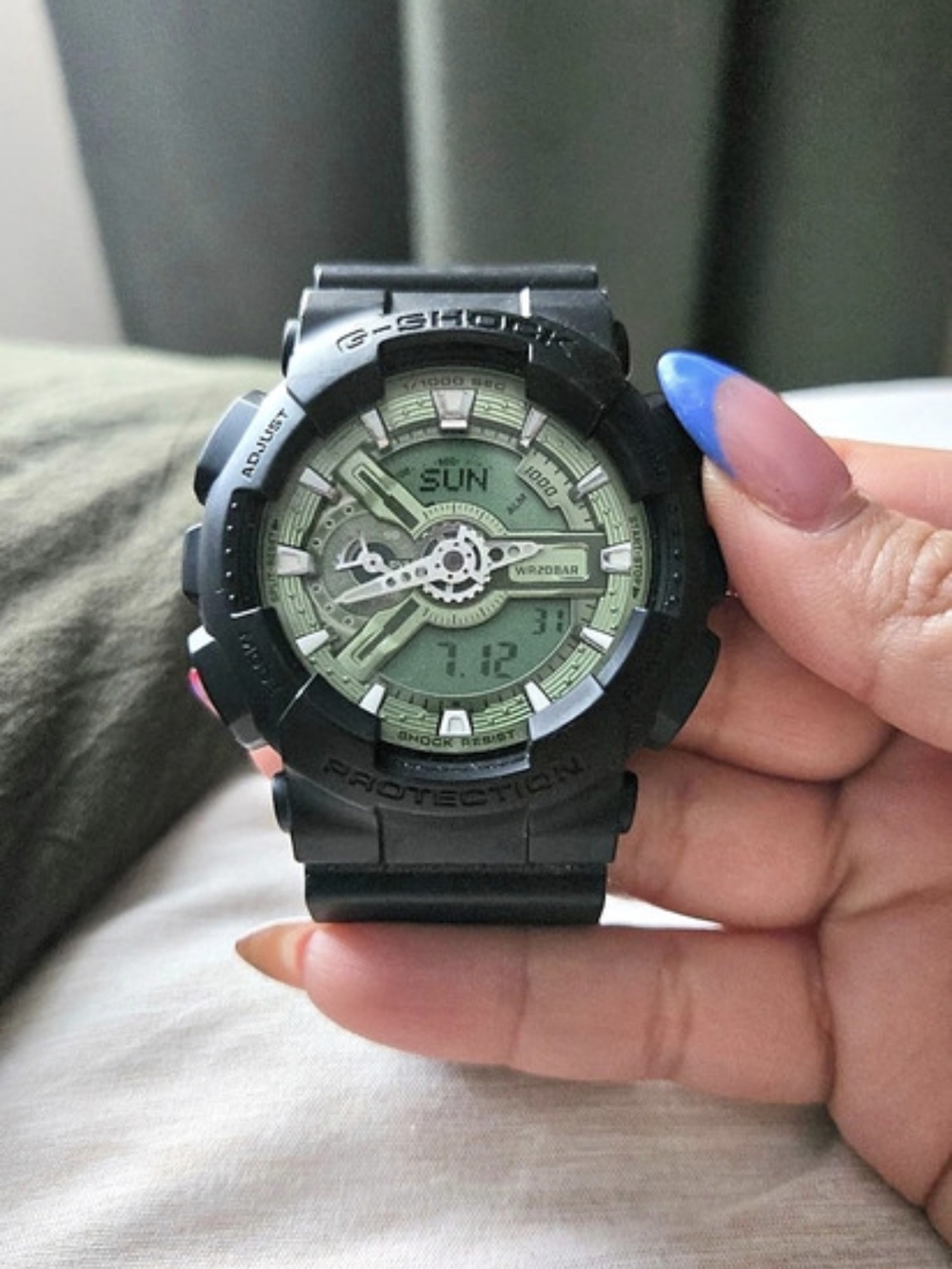 Casio G-Shock GA-110CD-1A2 Men's Watch Black & Green